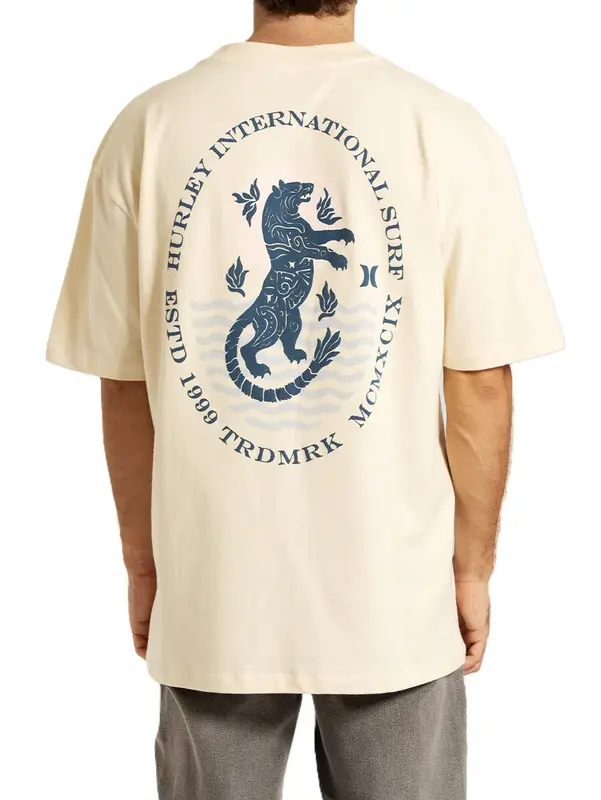 CAMISETA HURLEY ESPECIAL MAXFIT WHEELS OFF WHITE