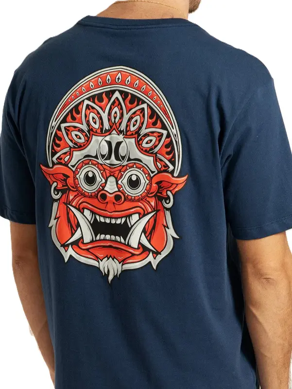 CAMISETA HURLEY SILK BARONG MARINHO