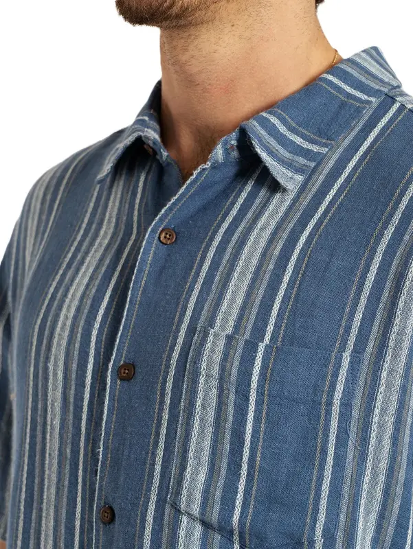 CAMISA HURLEY OCEANSIDE SS AZUL