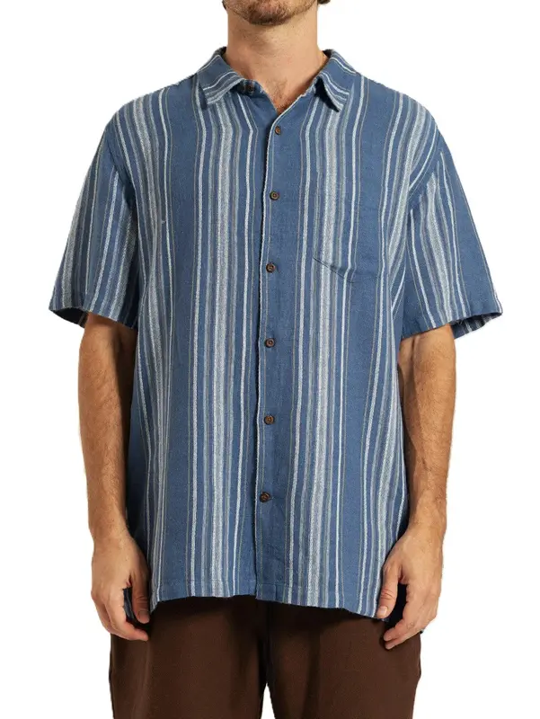 CAMISA HURLEY OCEANSIDE SS AZUL