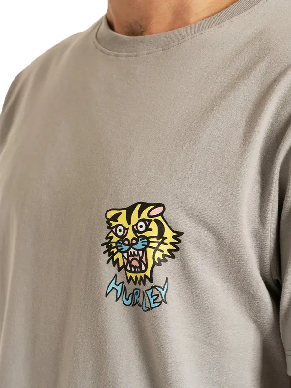 CAMISETA HURLEY ETAM TIGRE CINZA