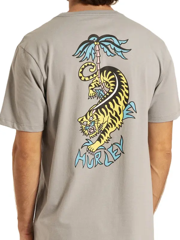 CAMISETA HURLEY ETAM TIGRE CINZA
