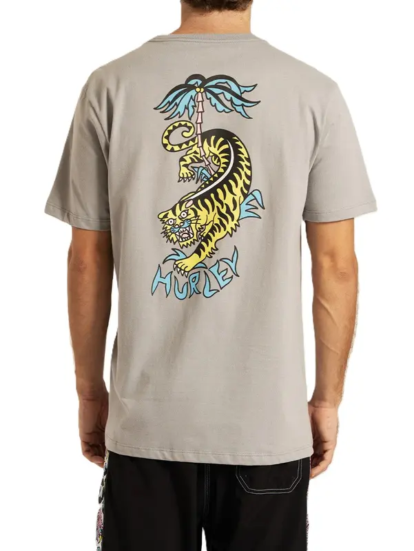 CAMISETA HURLEY ETAM TIGRE CINZA