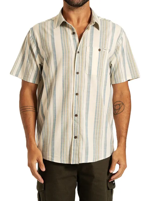 CAMISA HURLEY ONE & ONLY LIDO STRIPE OFF WHITE
