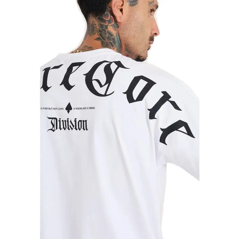 CAMISETA MCD ESPECIAL MANGA JAPONESA CALIGRAFFITI BRANCO