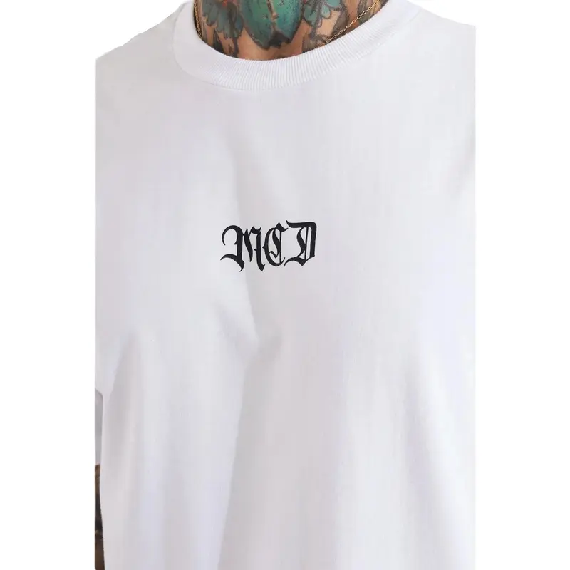 CAMISETA MCD ESPECIAL MANGA JAPONESA CALIGRAFFITI BRANCO