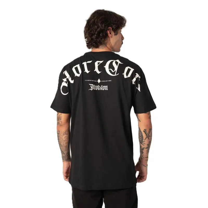 CAMISETA MCD ESPECIAL MANGA JAPONESA CALIGRAFFITI PRETO