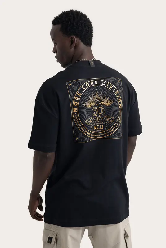 CAMISETA BOX FIT 30 ANOS MCD PRETO