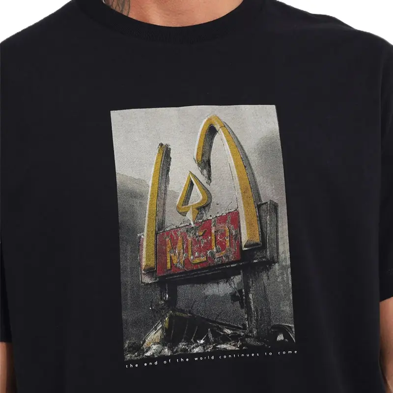 CAMISETA MCD REGULAR MC-D PRETO