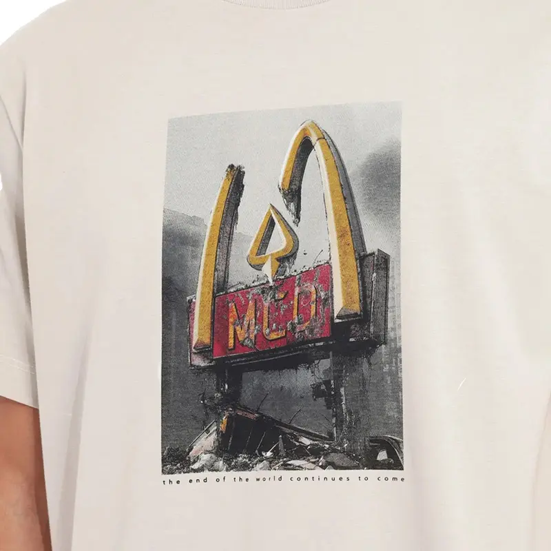 CAMISETA MCD REGULAR MC-D BEGE POEIRA