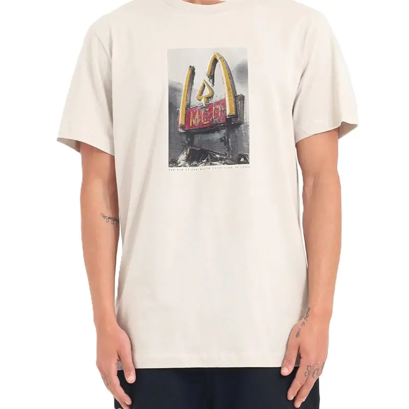 CAMISETA MCD REGULAR MC-D BEGE POEIRA