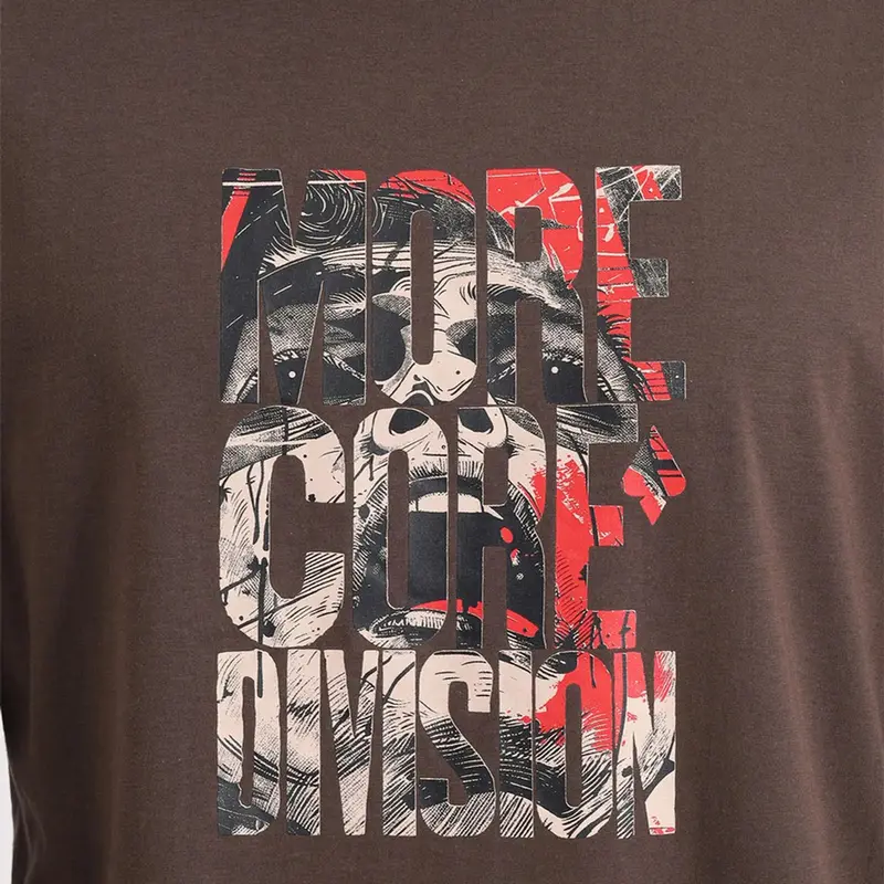 CAMISETA MCD REGULAR GRITO MARROM RUINA