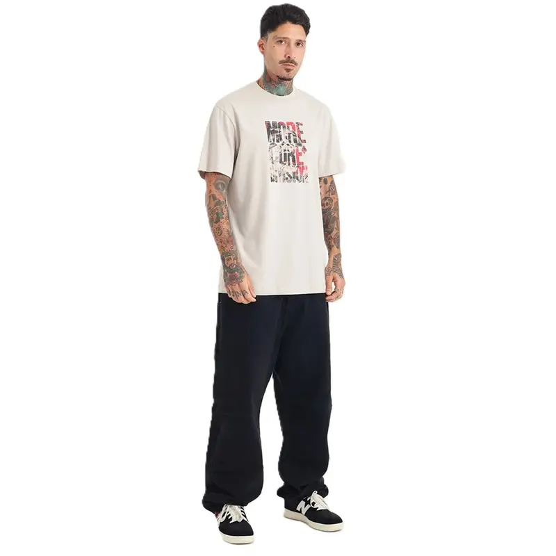 CAMISETA MCD REGULAR GRITO BEGE POEIRA
