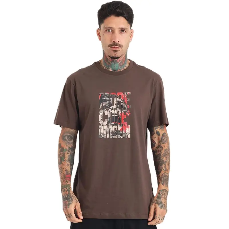 CAMISETA MCD REGULAR GRITO MARROM RUINA