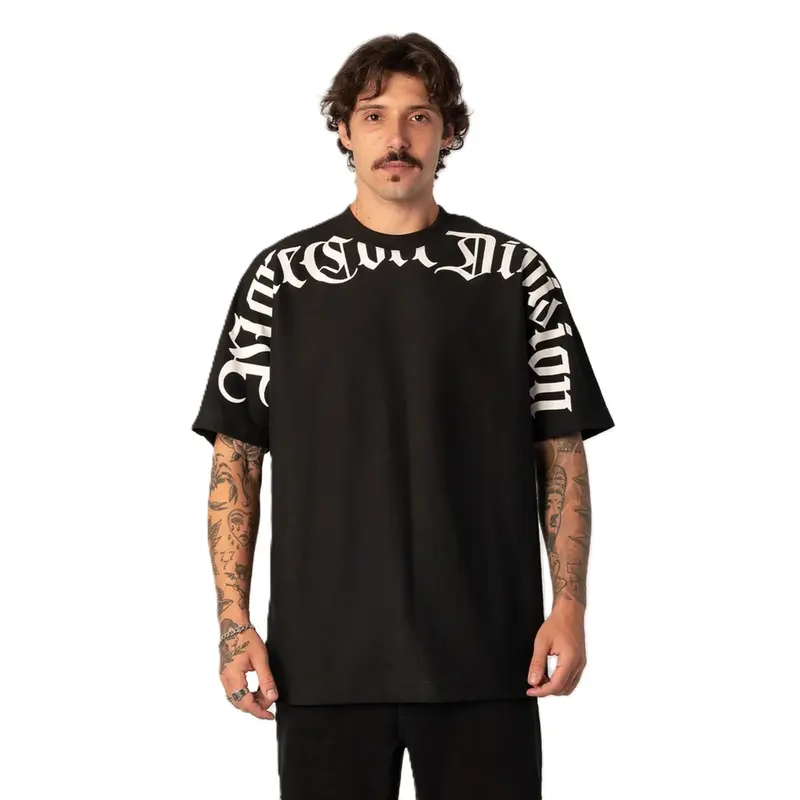 CAMISETA MCD BOX FIT MJ CALIGRAFFITI PRETO