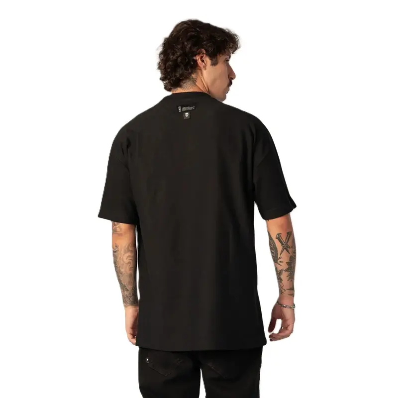 CAMISETA MCD BOX FIT MJ CALIGRAFFITI PRETO