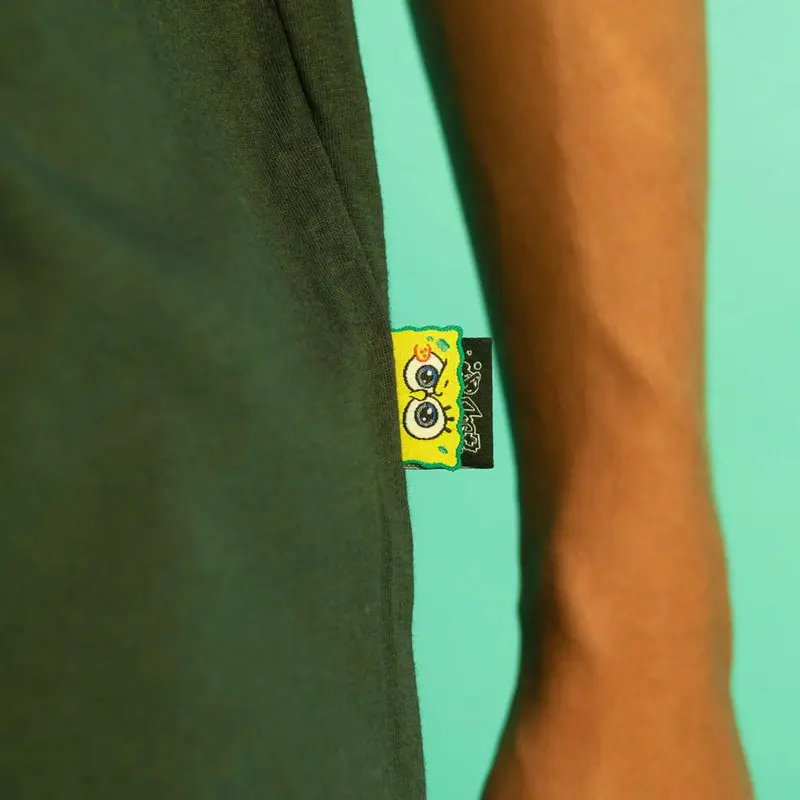 CAMISETA LOST X BOB ESPONJA HORROR SQUID CHUMBO ESTANHO