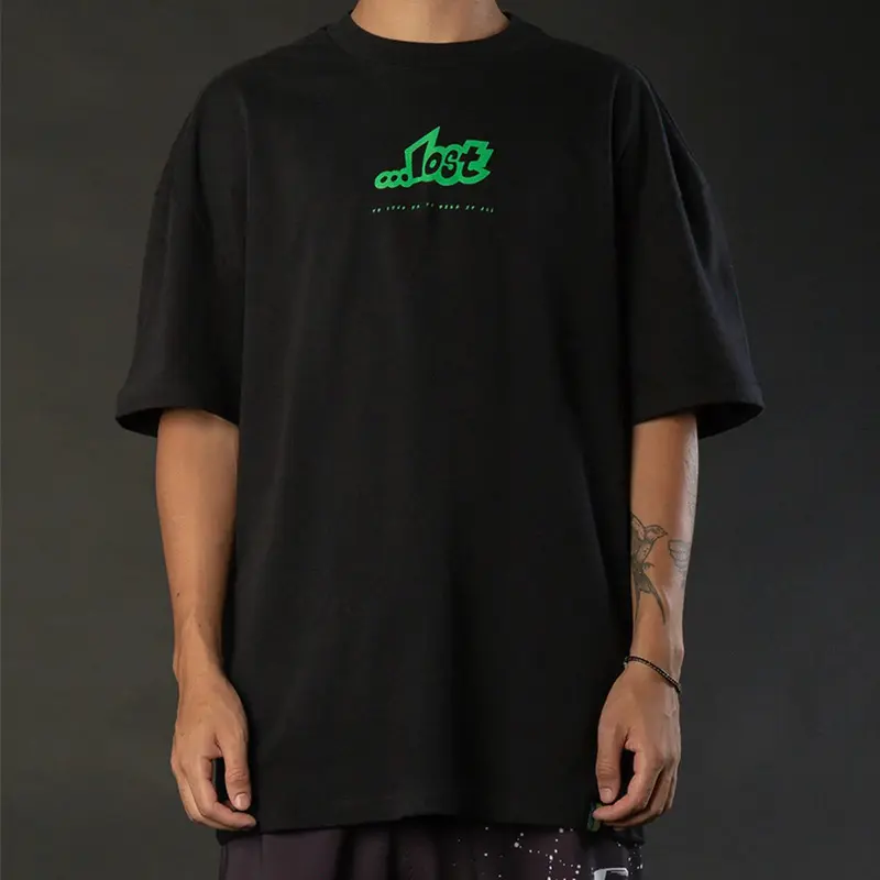 CAMISETA LOST X RICK MORTY - RISK IT ALL PRETO