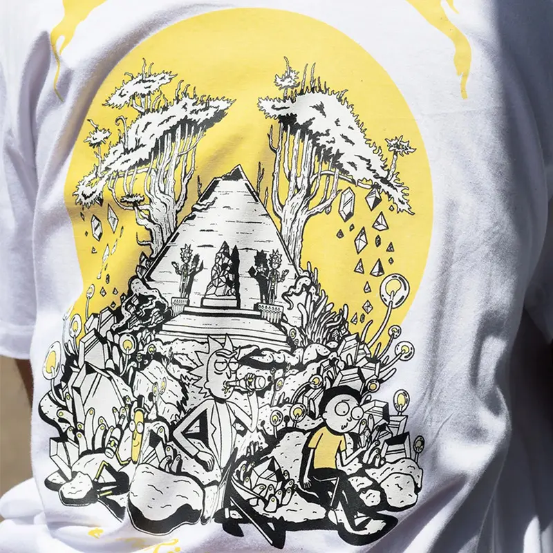 CAMISETA LOST X RICK AND MORTY - REST AND RICKLAXATION BRANCO