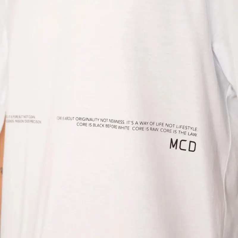 CAMISETA MCD REGULAR PRINCIPLES BRANCO