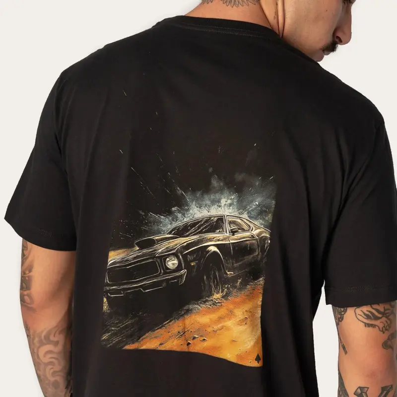 CAMISETA MCD OVERSIZED FURIA CARRO PRETO