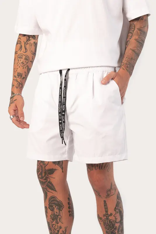SHORTS MCD COMFORT LAZY BRANCO