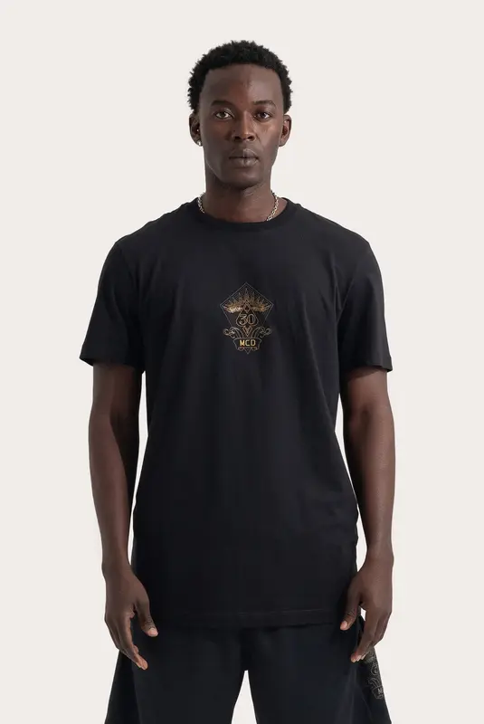 CAMISETA MCD 30 ANOS PIPA OVERSIZED PRETO