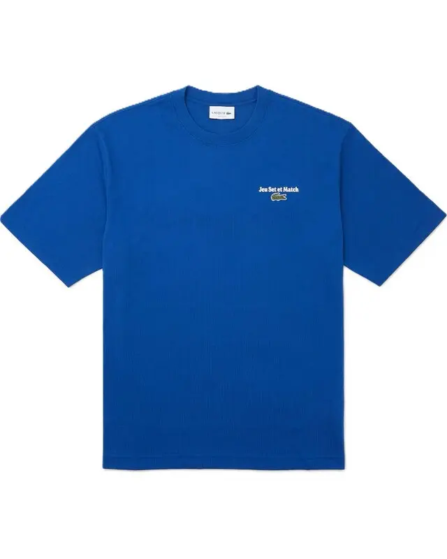 CAMISETA LACOSTE JEU SET ET MATCH BLUE