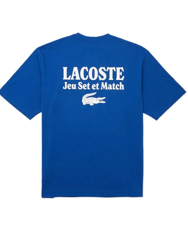 CAMISETA LACOSTE JEU SET ET MATCH BLUE