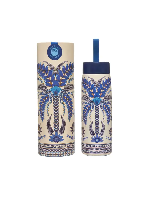 GARRAFA FARM QUE SEDE ENCANTO TROPICAL 750ML AZUL