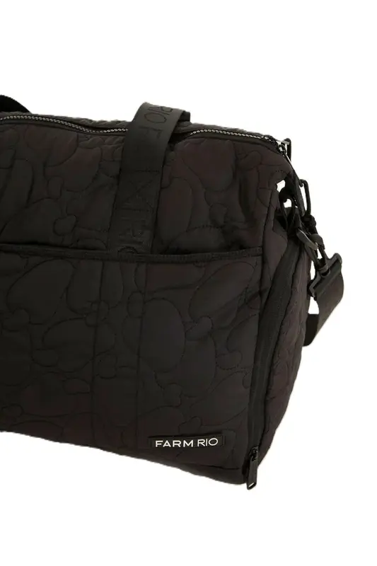 BOLSA FARM VIVA PUFFER PRETO