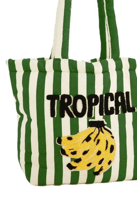 BOLSA FARM SOLZAO BANANA TROPICAL BRANCO
