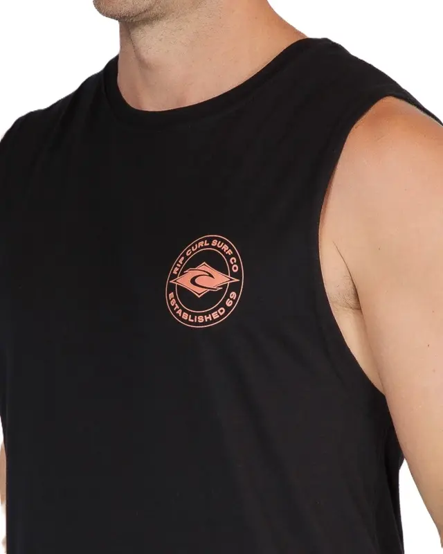 REGATA RIP CURL STRINGER MUSCLE 0090-BLACK