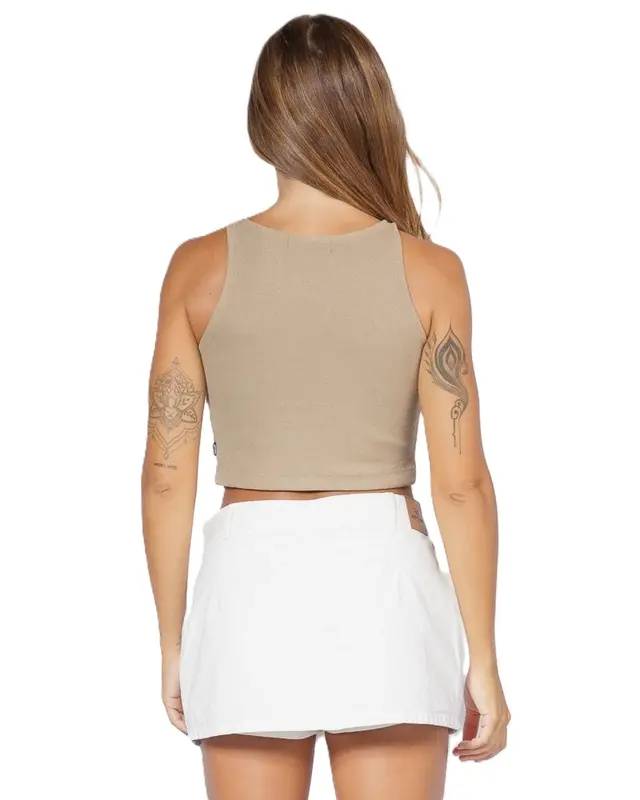REGATA RIP CURL PLAINS RIBBED CROP 2371-KHAKI SAND