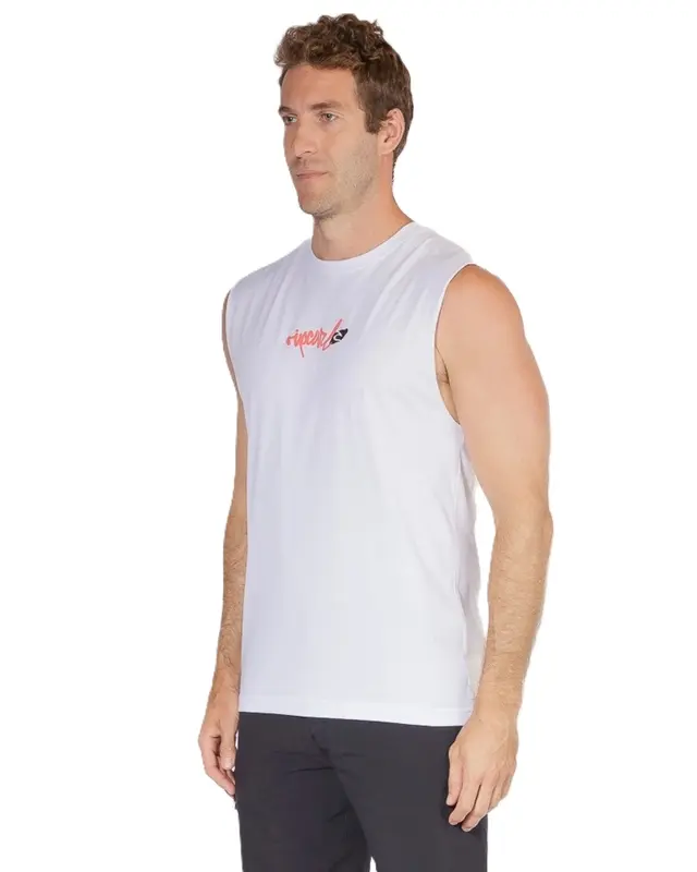 REGATA RIP CURL SCRIPT MUSCLE SIGNATURE GM 1000-WHITE