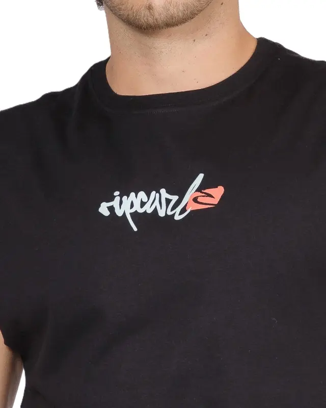REGATA RIP CURL SCRIPT MUSCLE SIGNATURE GM 0090-BLACK