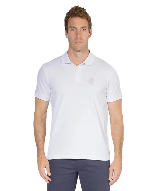 POLO RIP CURL SEARCH ICON 1000-WHITE