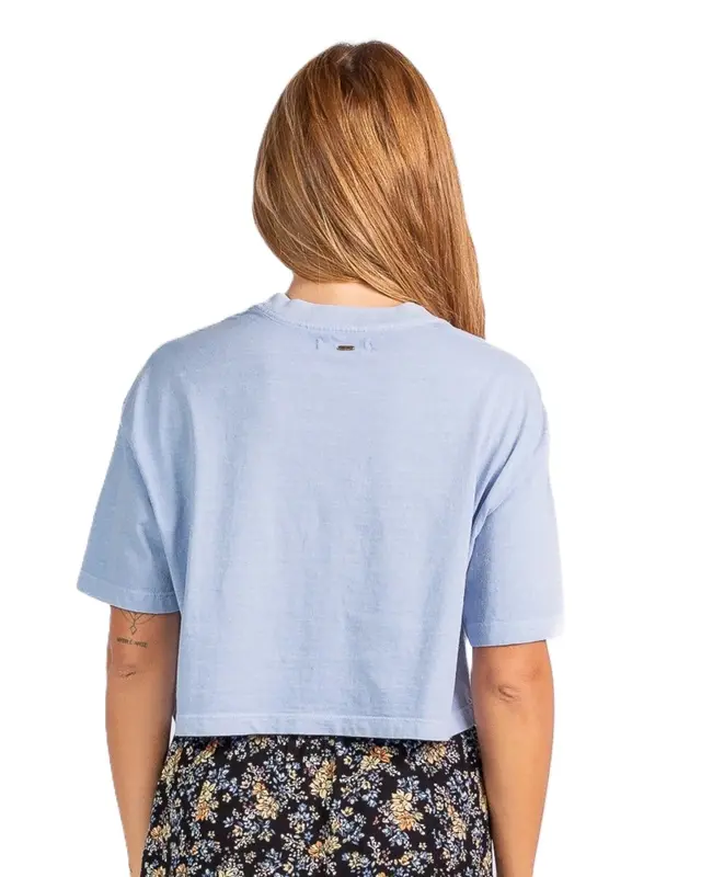 BLUSA RIP CURL OCEANIC CROP 8962-MID BLUE