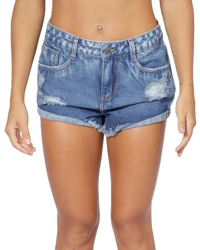 SHORTS RIP CURL SOPHIE DENIM 8962-MID BLUE