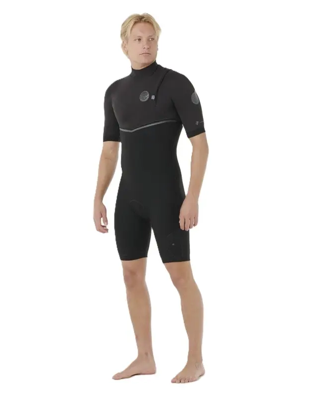 SHORT JOHN RIP CURL EBOMB 2/2MM ZIP FREE BLACK