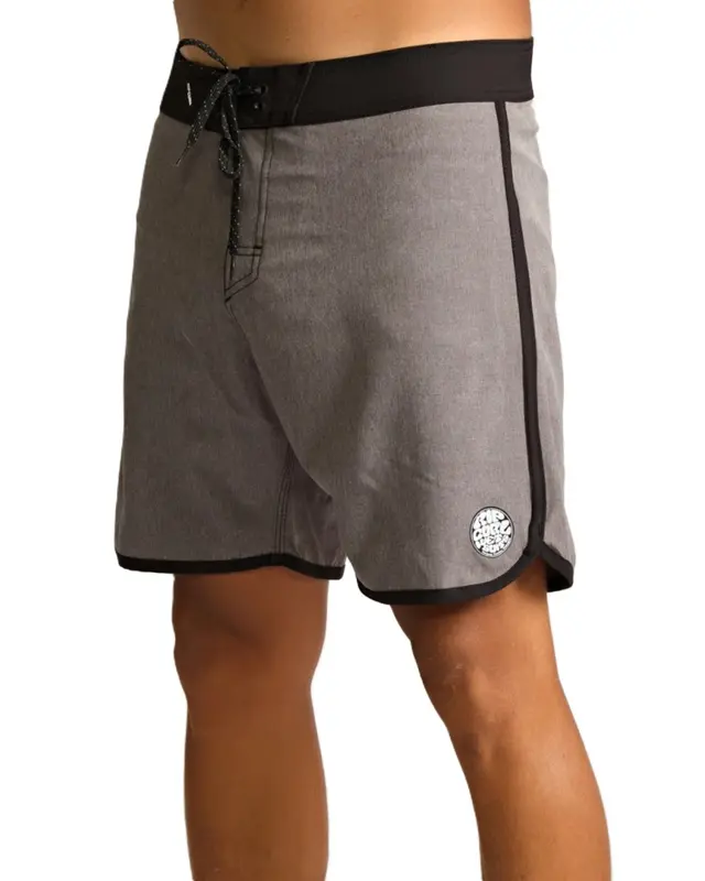 BERMUDA RIP CURL ICONS OF SURF SCLP 17 GREY HEATHER