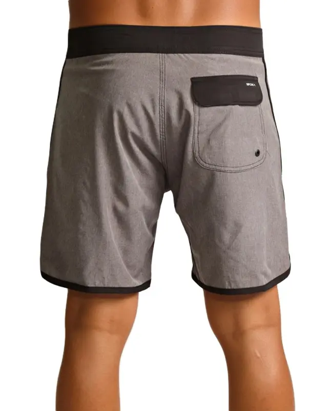 BERMUDA RIP CURL ICONS OF SURF SCLP 17 GREY HEATHER