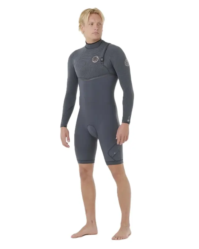 SHORT JOHN RIP CURL EBOMB 2/2MM ZIP FREE BLACK