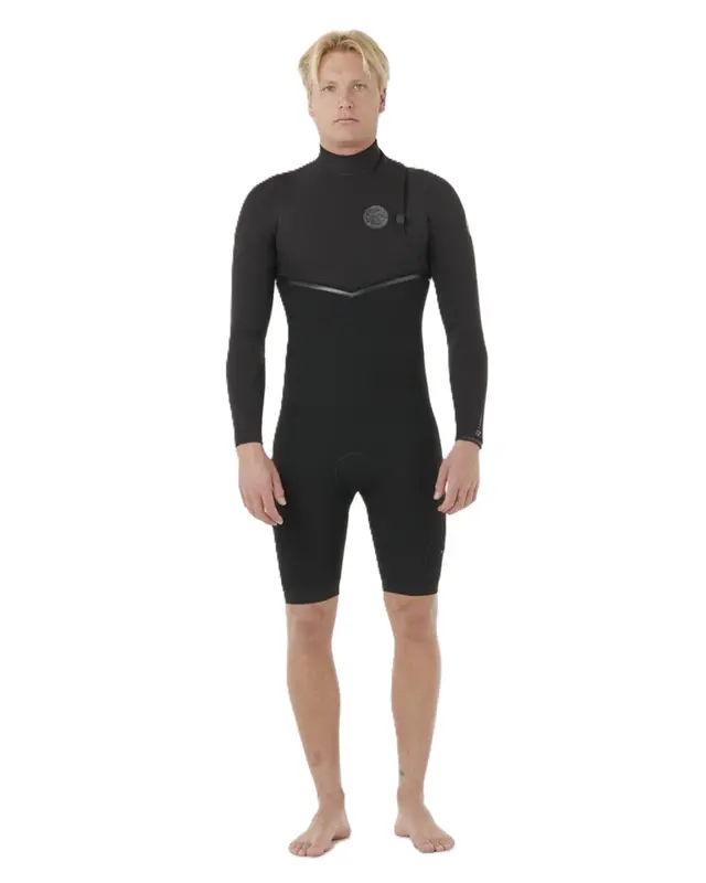 SHORT JOHN RIP CURL EBOMB 2/2MM ZIP FREE BLACK