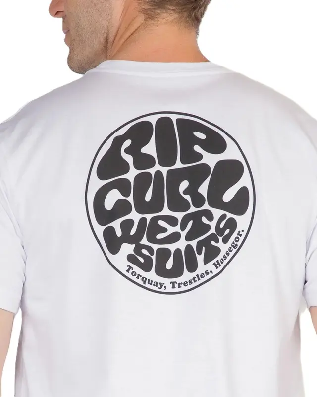 CAMISETA RIP CURL WETTIE SUIT ICON 1000-WHITE