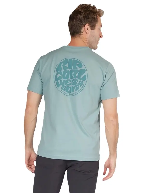 CAMISETA RIP CURL WETTIE SUIT ICON 3038-BLUE LAGOON