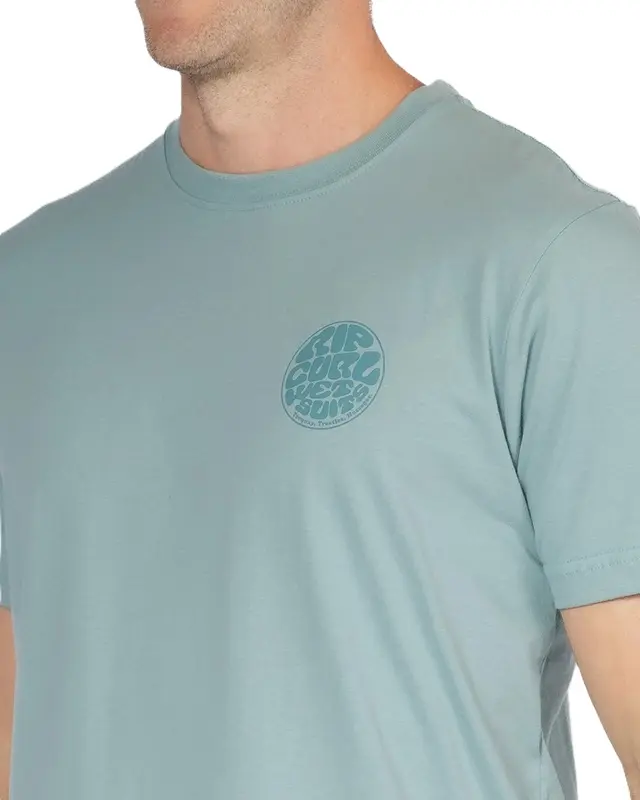 CAMISETA RIP CURL WETTIE SUIT ICON 3038-BLUE LAGOON
