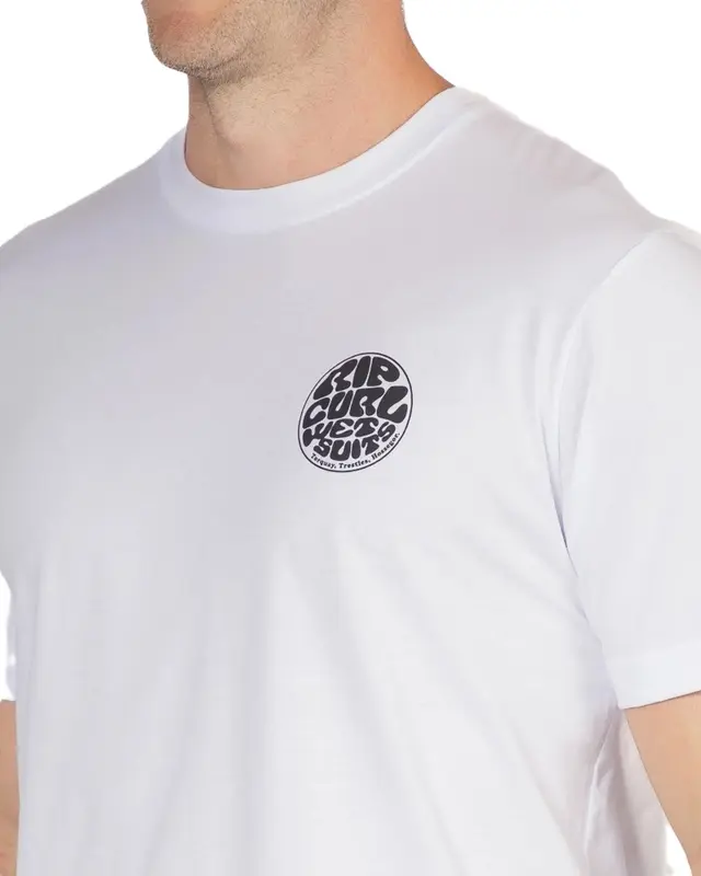 CAMISETA RIP CURL WETTIE SUIT ICON 1000-WHITE
