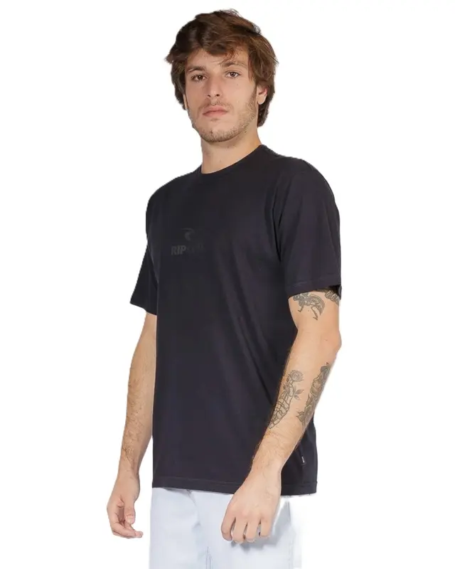 CAMISETA RIP CURL ICON 8264-WASHED BLACK