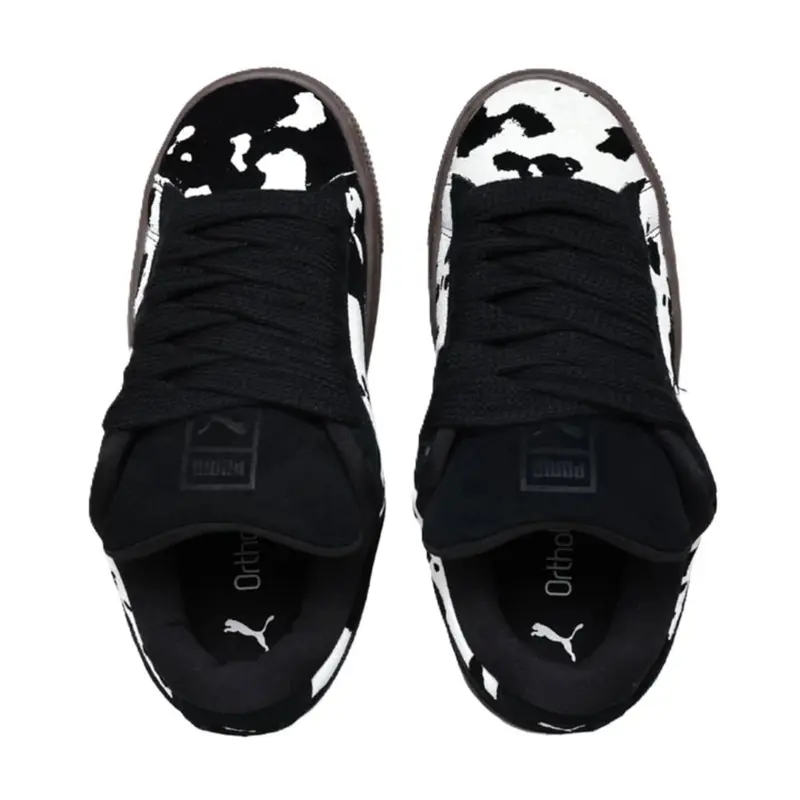 TENIS PUMA SUEDE XL WILD INSTINCT BLACK-WARM WHITE
